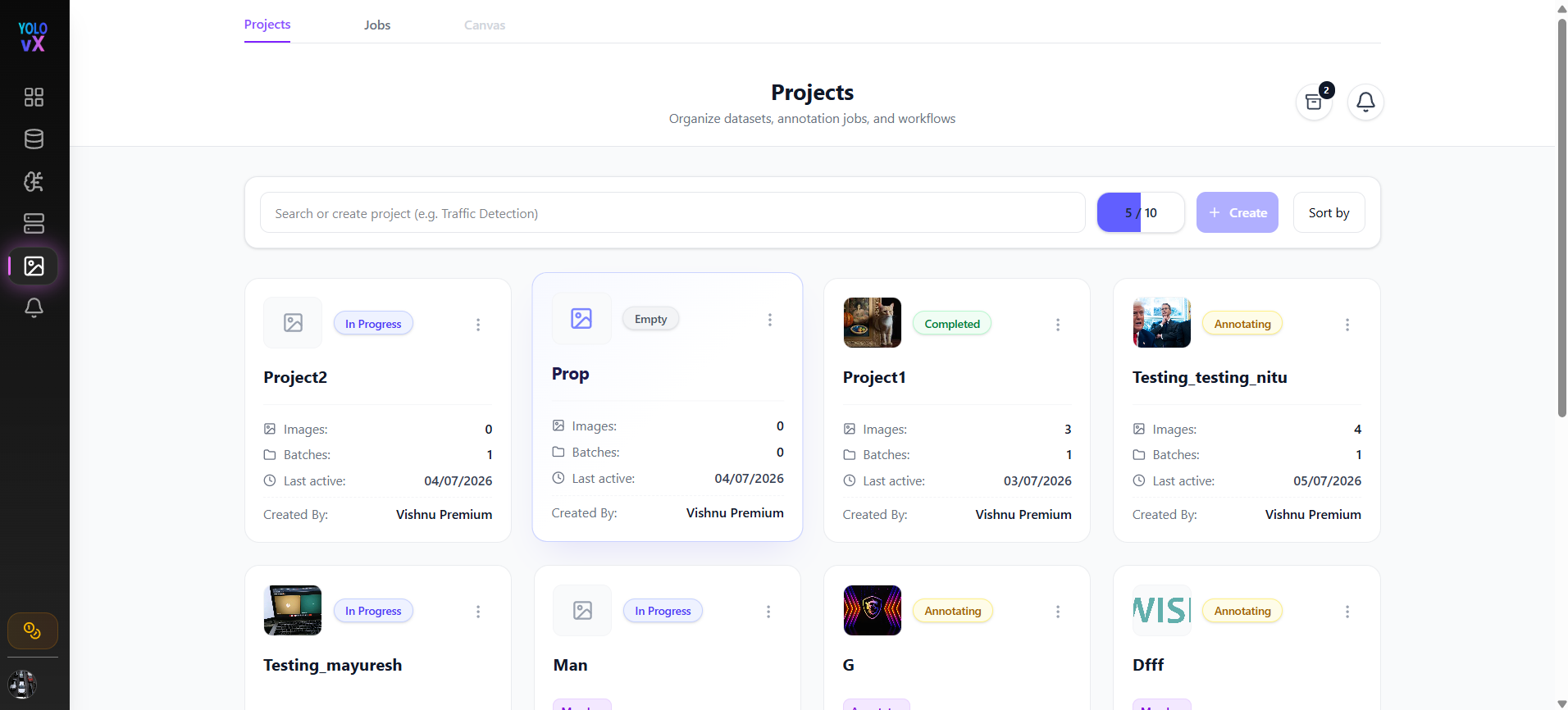 Project List