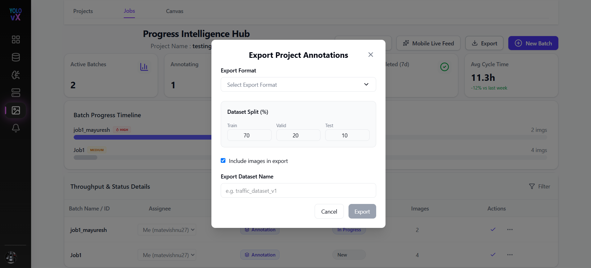 Export Annotations