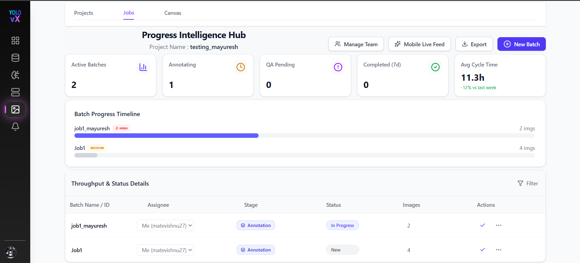 Progress Intelligence Hub