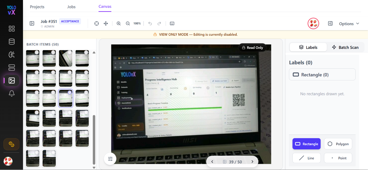 Web Canvas Auto Synced Batch